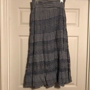 Floor length skirt